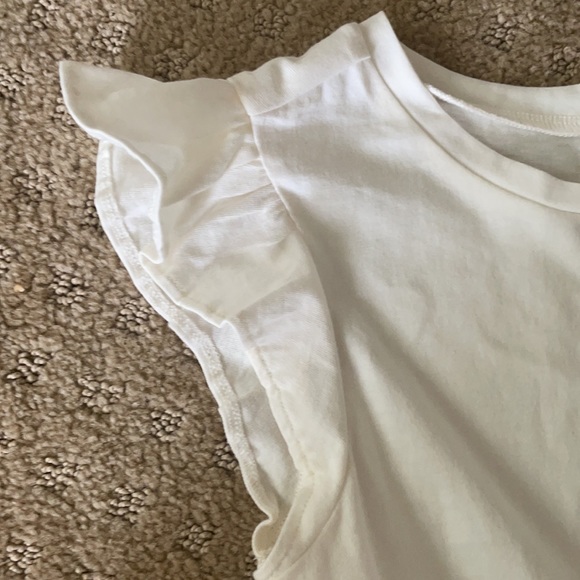 J Crew Crewcuts flutter sleeve dress with striped skirt - Picture 4 of 5